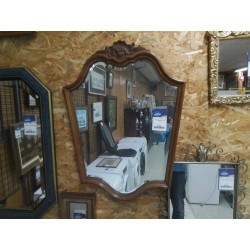 MIROIR BISEAUTE CADRE CHENE