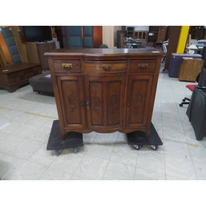 BUFFET DEBUT XXEME 3 PORTES 3 TIROIRS