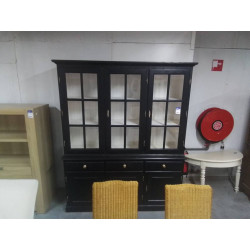 BUFFET 2 CORPS VITRE NOIR 