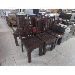 SERIE DE 6 CHAISES DE...