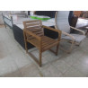 FAUTEUIL DE JARDIN BOIS EXOTIQUE 