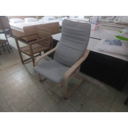 FAUTEUIL IKEA POANG TISSU