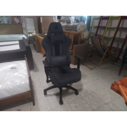 FAUTEUIL DE GAMER TISSU GRIS