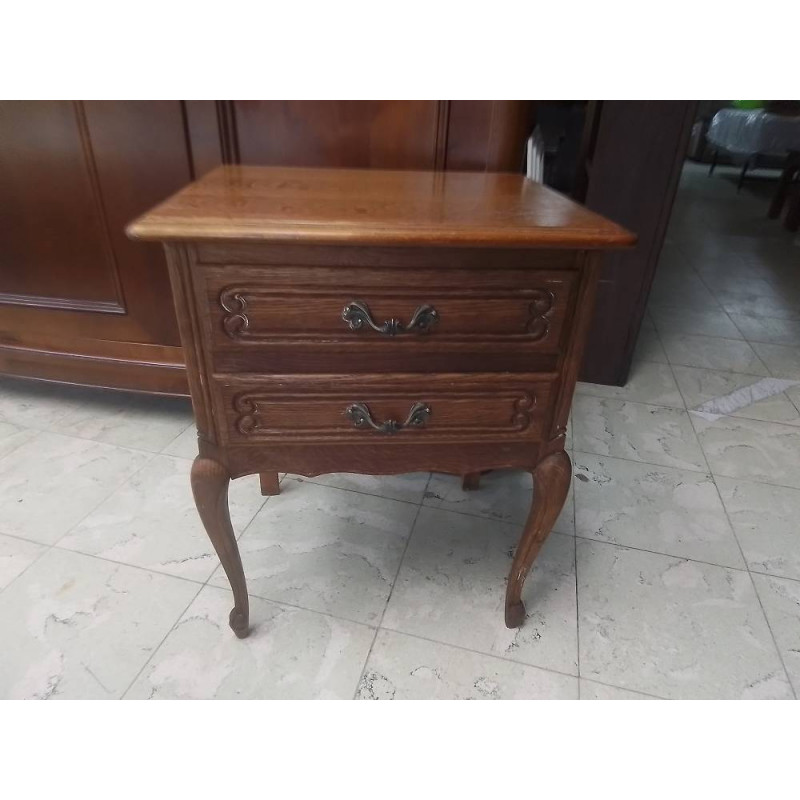 CHEVET 2 TIROIRS STYLE LOUIS XV 