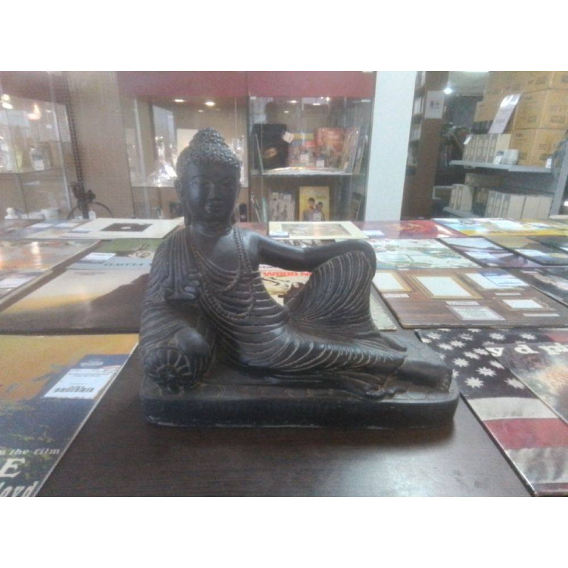 STATUE BOUDDHA COUCHE RELAX 40CM