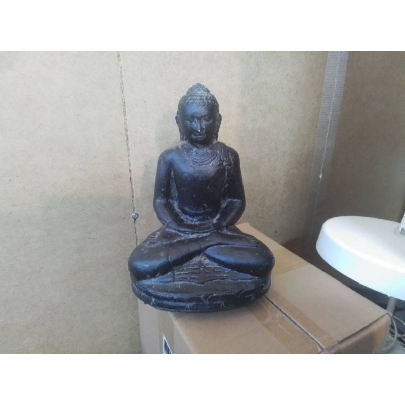 STATUETTE BOUDDHA ASSIS MEDITATION 20CM
