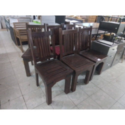 SERIE DE 6 CHAISES DE...