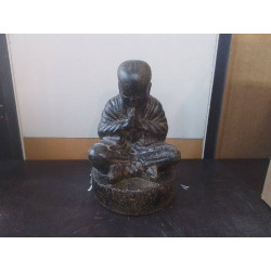 STATUE BOUDDHA MONK ASSIS...