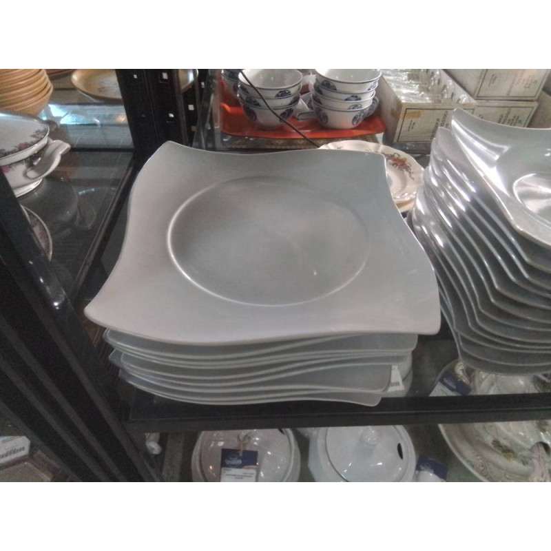 ASSIETTE PLATE BLANCHE LA PIECE