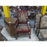 FAUTEUIL STYLE RENAISSANCE TAPISSERIE