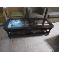 TABLE DE SALON BOIS DESSUS...