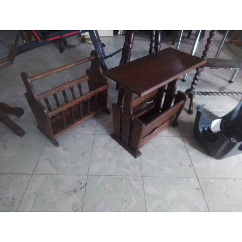 PORTE REVUES PLACAGE CHENE 