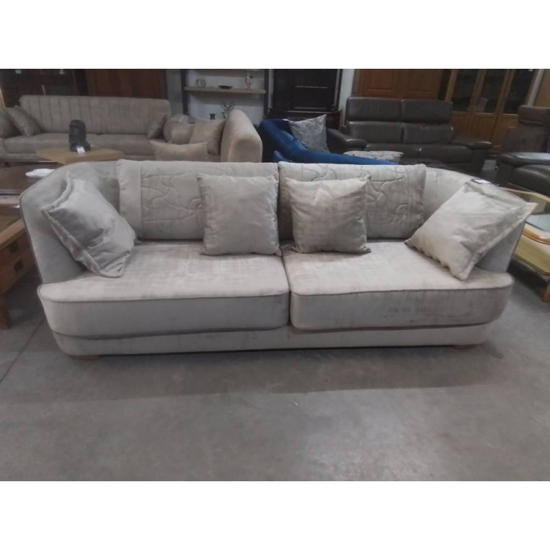 CANAPE 3 PLACES TISSU BEIGE