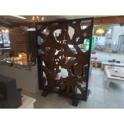 BRISE VUE BOIS EXOTIQUE 210X150