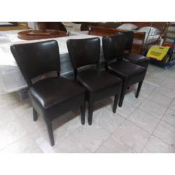 SERIE DE 4 CHAISES TYPE...