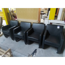 SERIE DE 4 FAUTEUILS A...