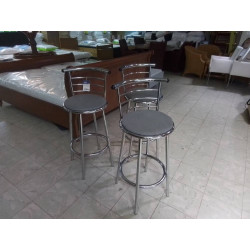 LOT DE 3 TABOURETS DE BAR...