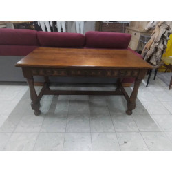 BUREAU TABLE CHENE MASSIF...