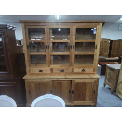 BUFFET 2 CORPS VITRE TECK...