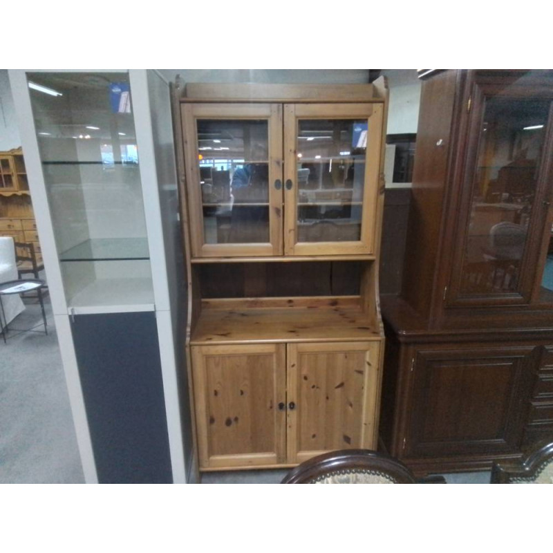VAISSELIER IKEA EN PIN 4 PORTES 93X43X200