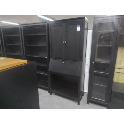 MEUBLE BUREAU IKEA NOIRE...