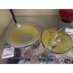 BONBONNIERE ART DECO VERRE SABLE