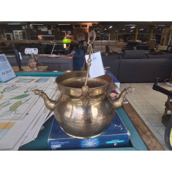 CHAUDRON CUIVRE DOUBLE BEC...