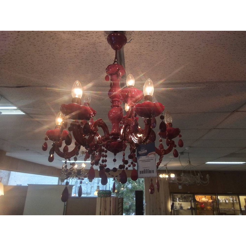 LUSTRE DECO 9 BRANCHES STYLE BAROQUE