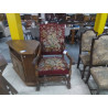 FAUTEUIL STYLE RENAISSANCE TAPISSERIE