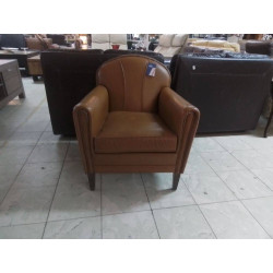 FAUTEUIL CLUB SIMILI CUIR...