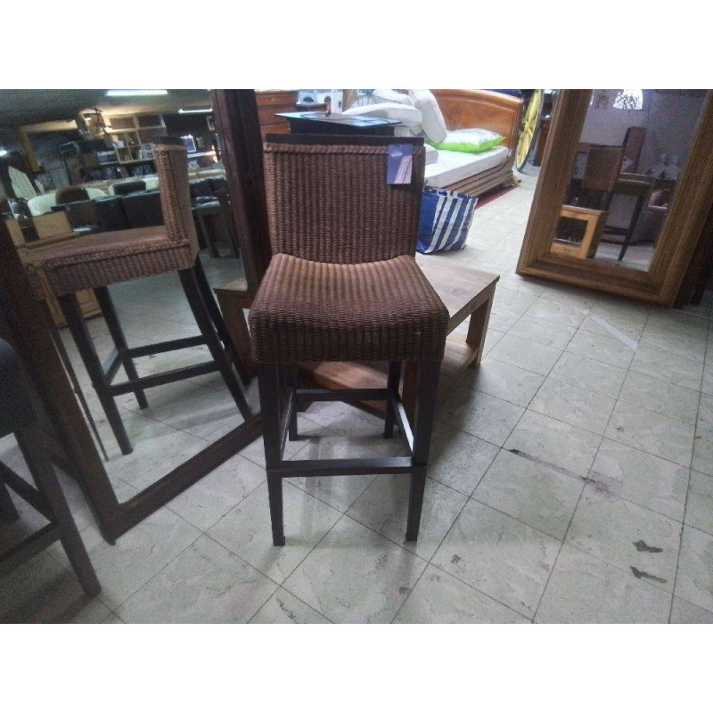TABOURET DE BAR BOIS ET LOOM