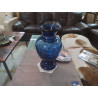 VASE VERRE BLEU  40CM