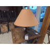 LAMPE DE SALON PIED EN BOIS