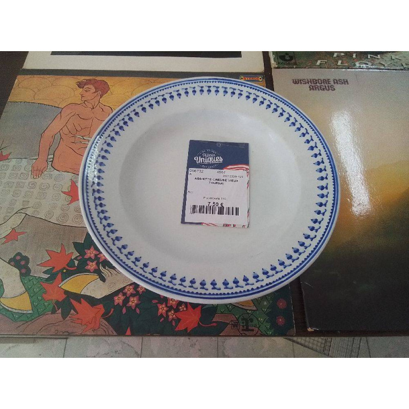 ASSIETTE CREUSE VIEUX TOURNAI