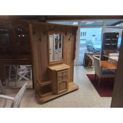 PORTE MANTEAU DE HALL CHENE MASSIF CLAIR