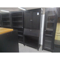 MEUBLE BUREAU IKEA NOIRE...