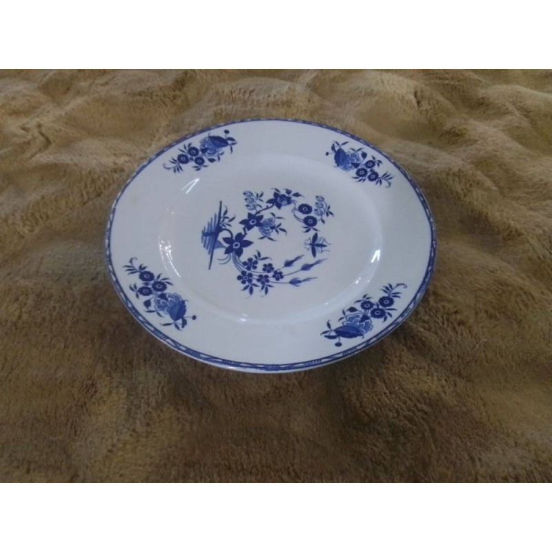 ASSIETTE PLATE BOCH GRAND BOUQUET