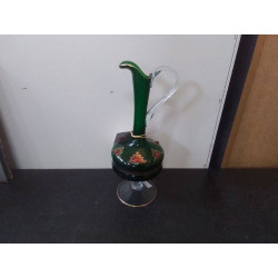 CARAFE VERT EMERAUDE VINTAGE