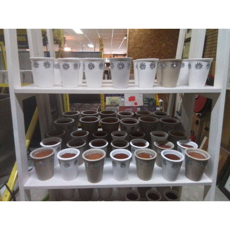 POT ROND 13CM TERRE CUITE LA PIECE