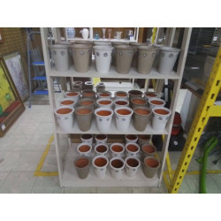 POT ROND 17CM TERRE CUITE...