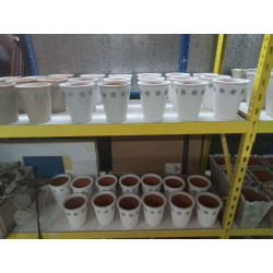 POT ROND 20CM TERRE CUITE...