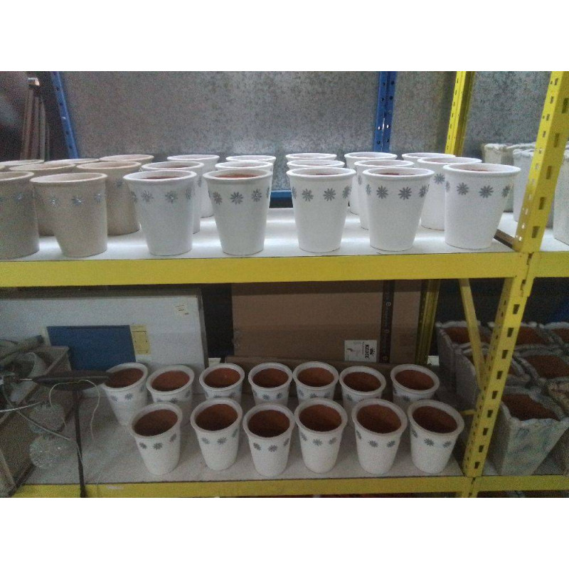 POT ROND 20CM TERRE CUITE LA PIECE 