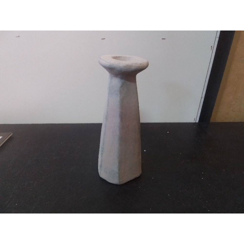 BOUGEOIR TERRE CUITE 25CM LA PIECE 