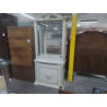 BUFFET 2 CORPS VITRE MODERNE STYLE ROMAIN 96X50X205