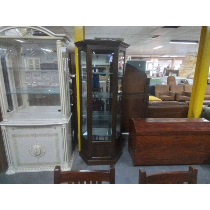 VITRINE 1 PORTE FINITION CHENE 