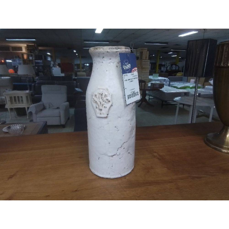 VASE CERAMIQUE D ART 29 CM EMAILLE