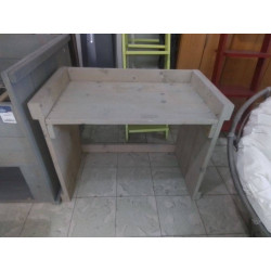 LIT SURELEVE 90X200 + BUREAU EN PIN