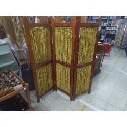 PARAVENT BOIS ET TISSU