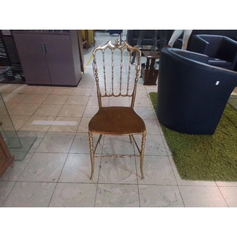 CHAISE CHIAVARI LAITON DORE 