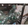 VASE EN VERRE RECYCLE 10L H: 33CM